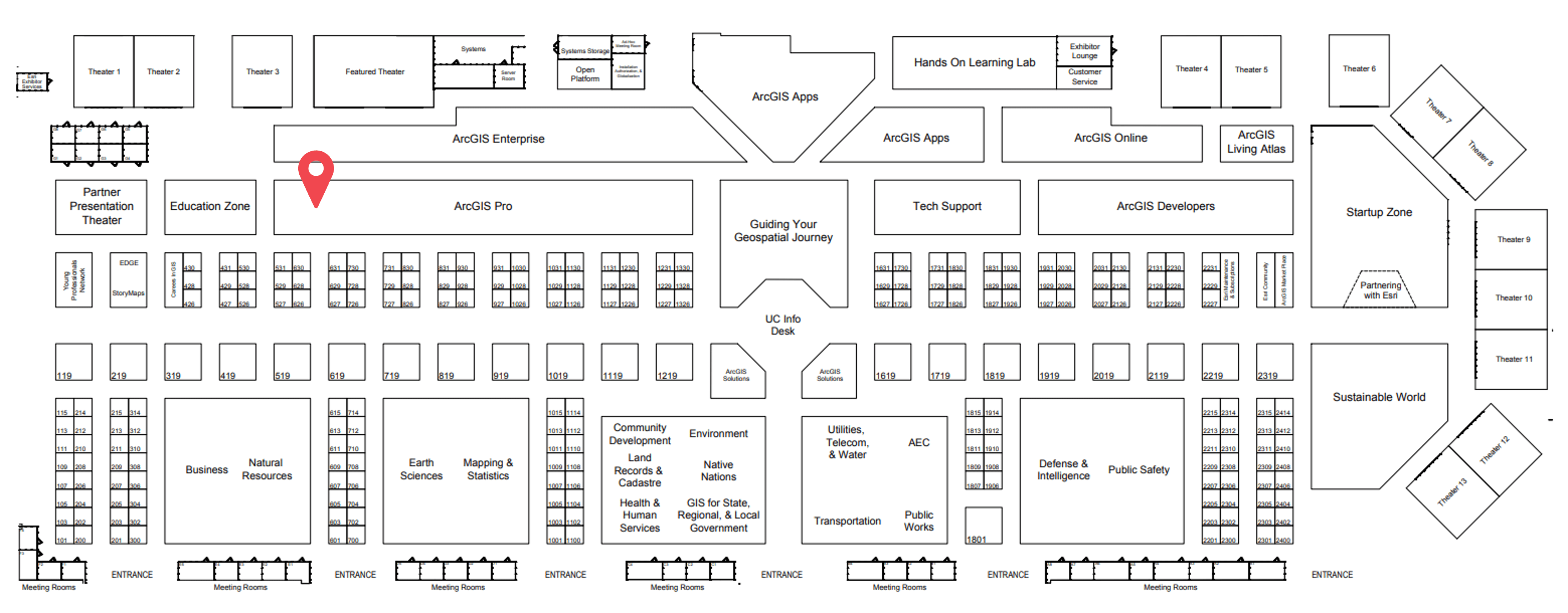 arcgis data reviewer at uc 2022 showcase map