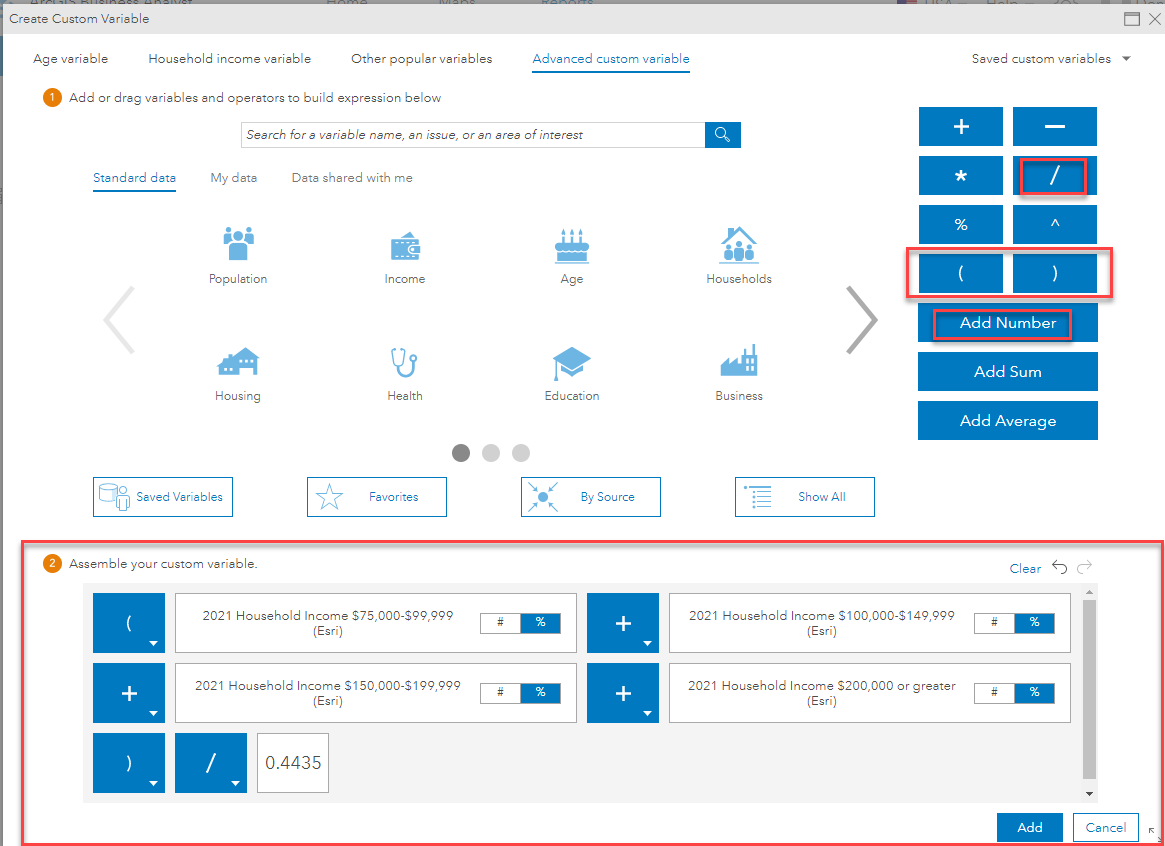 Expression preview Expression preview