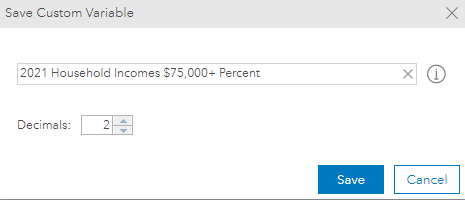 Save custom variable. Save custom variable.