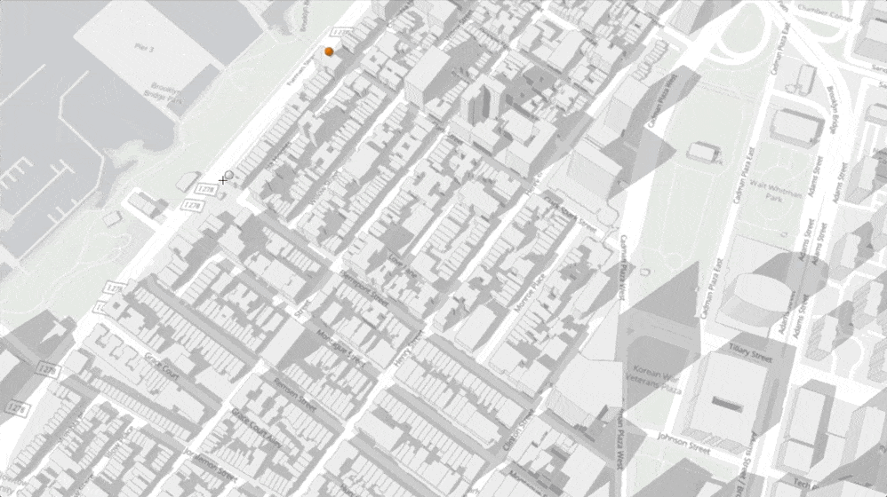 Draw a polygon to exclude the buildings within