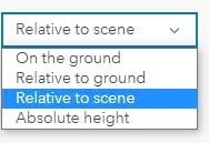 Relative to scene option