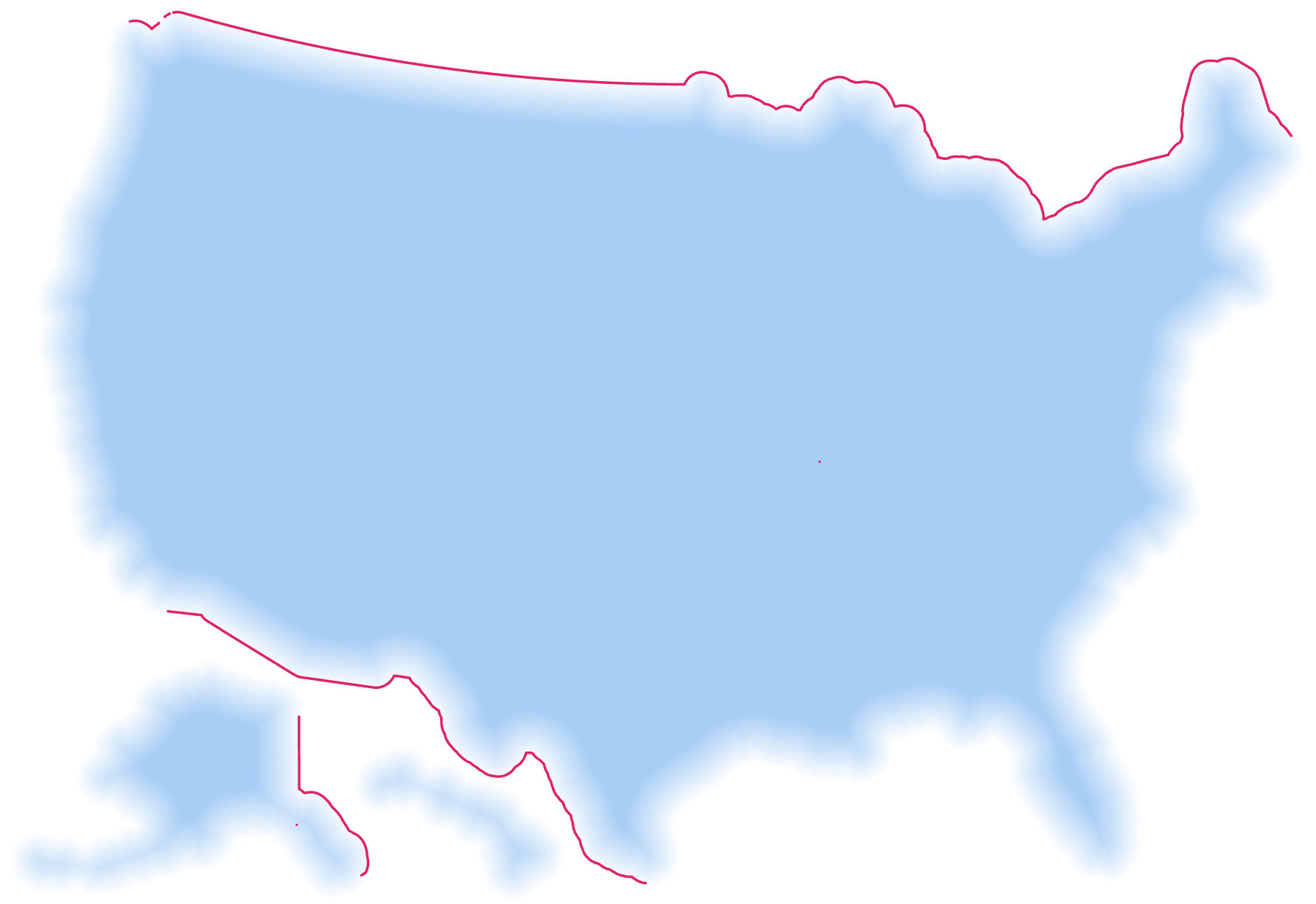 Editing polylines to create a land border