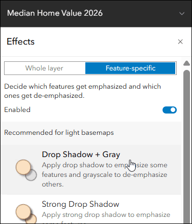 Drop Shadow + Gray