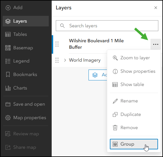 Add group layer