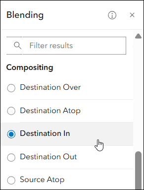 Destination In blending