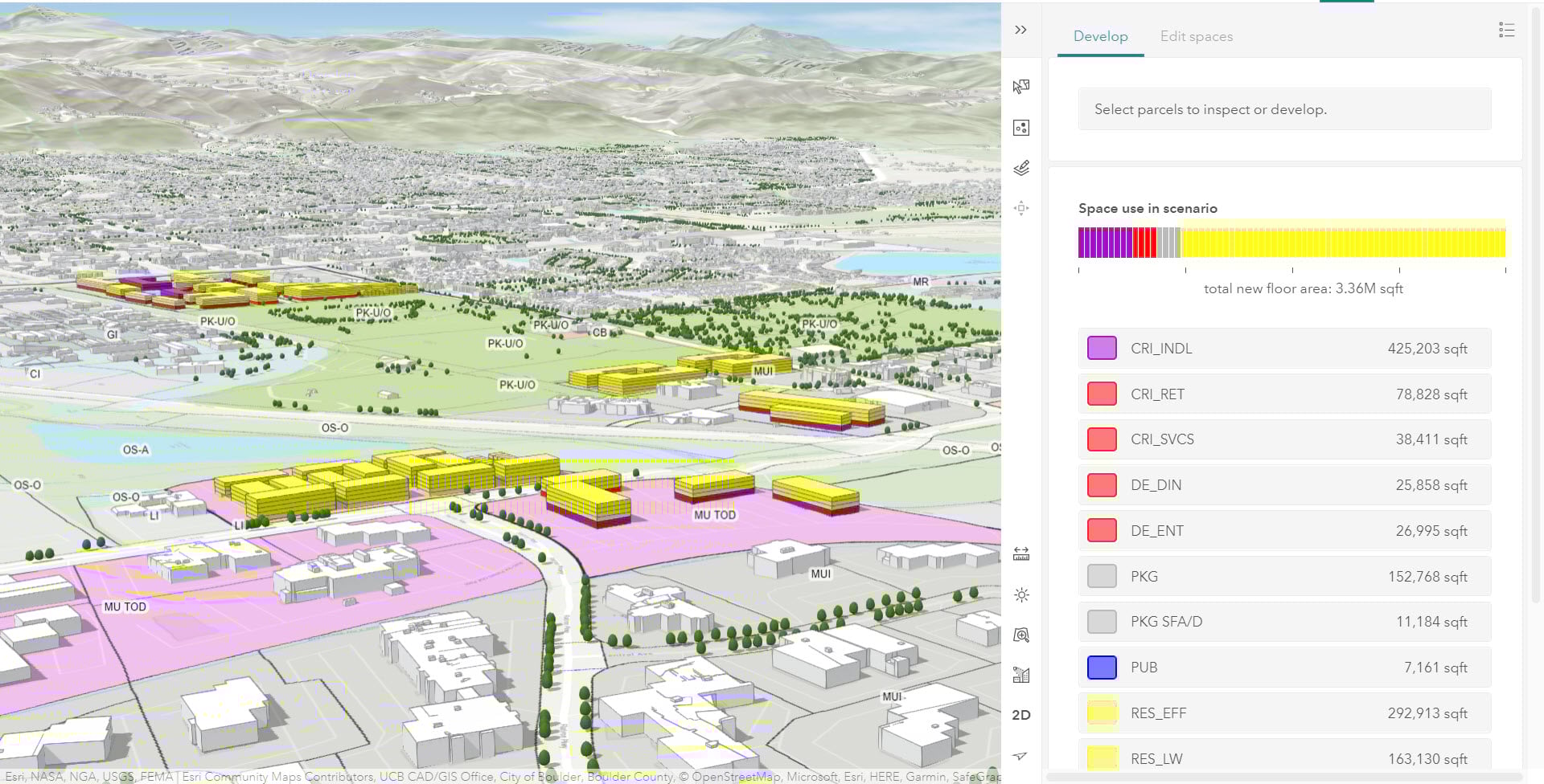 Preferred Land Use Scenario (3D)