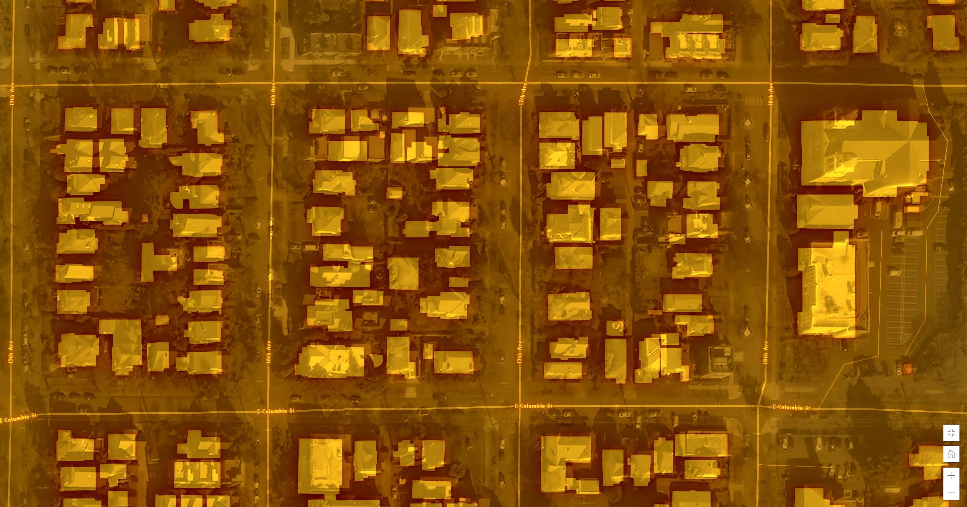 Inferno basemap at a street level