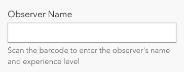 Barcode scanner input type
