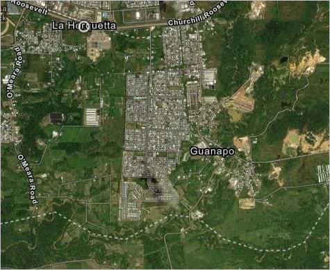 Location of La Horquetta, Trinidad and Tobago.