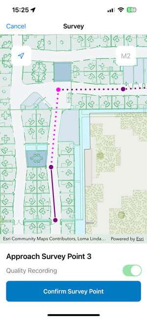 ArcGIS IPS release February 2023, Setup app with indoor map and quality recording route