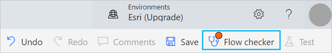 Flow checker tool on the Power Automate ribbon