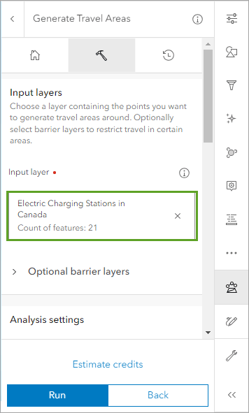 Electric charging stations count