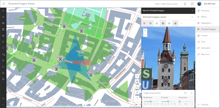 Oriented imagery viewer