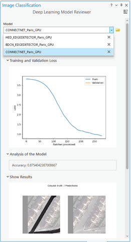 Review Deep Learning model pane