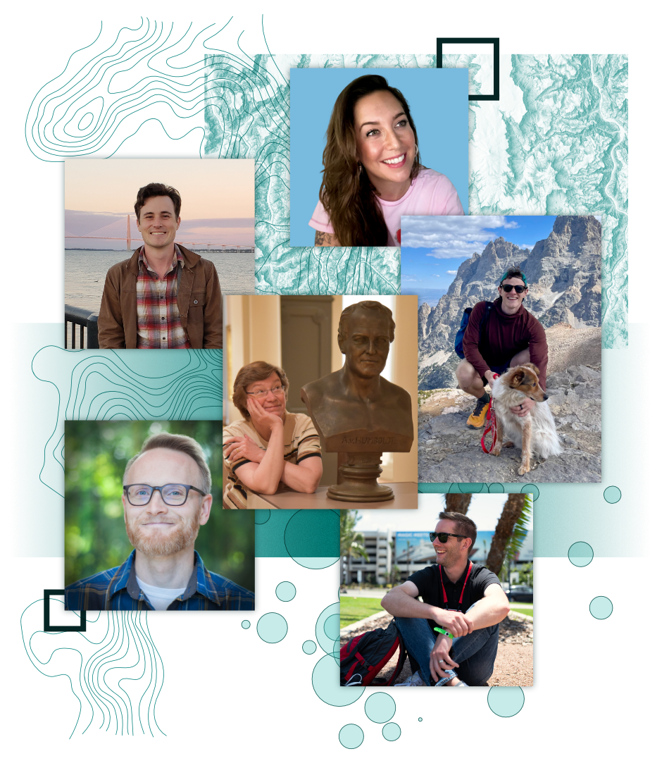 A collage of six storytellers featured in the November 2023 Issue of StoryScape magazine