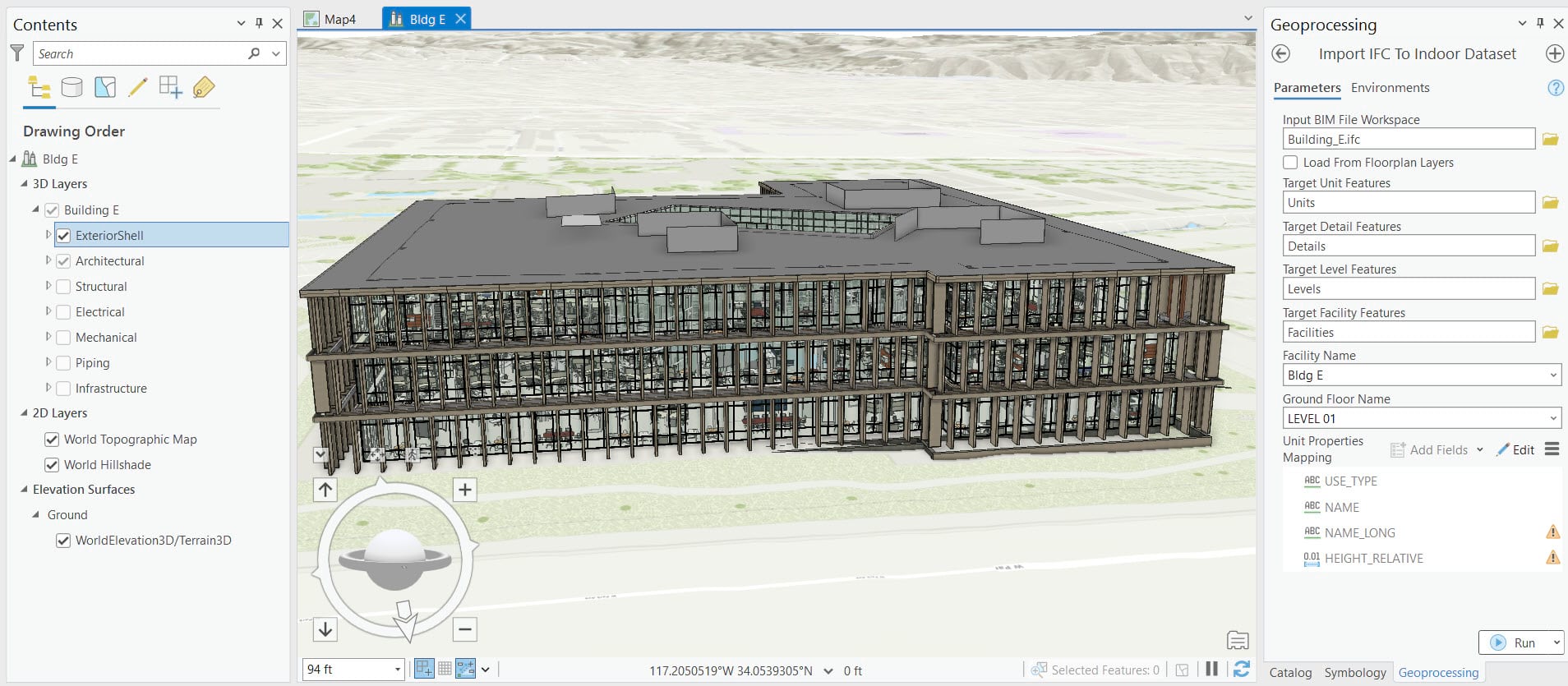 Import IFC To Indoor Dataset tool