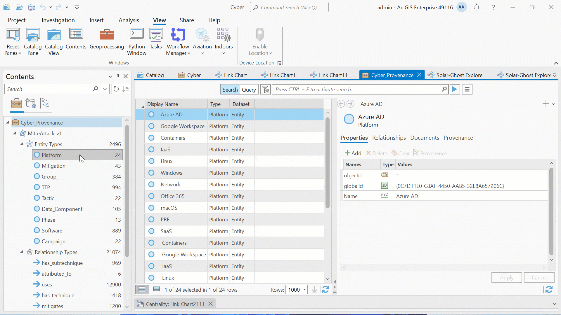 Explore data provenance in your knowledge graph.