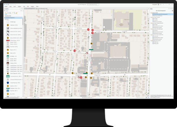 Sign Data Management ArcGIS Pro Project