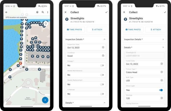Streetlight Editor in ArcGIS Field Maps