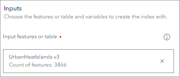 Inputs in Calculate Composite Index