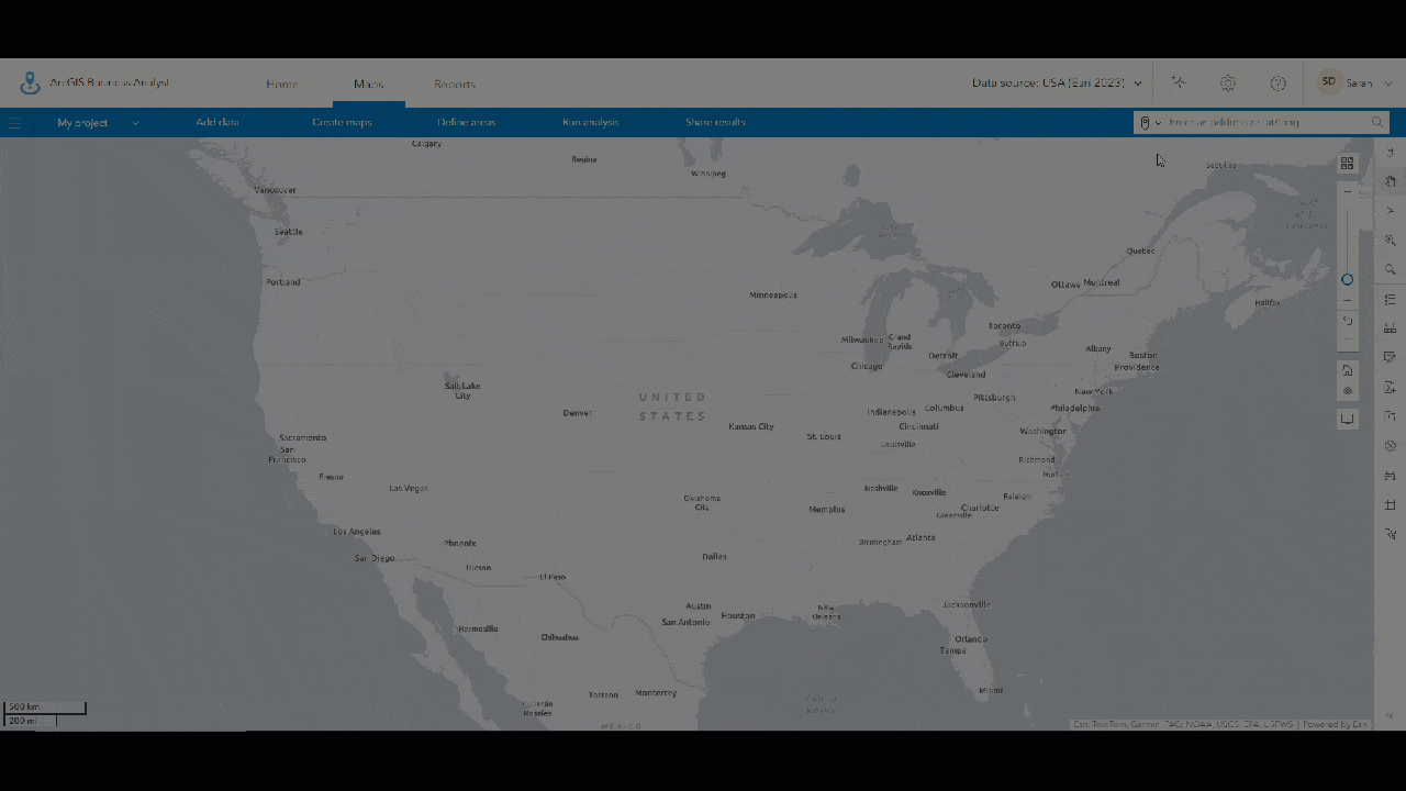Use a suggested prompt to create a retail report.