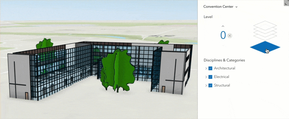 Building explorer widget