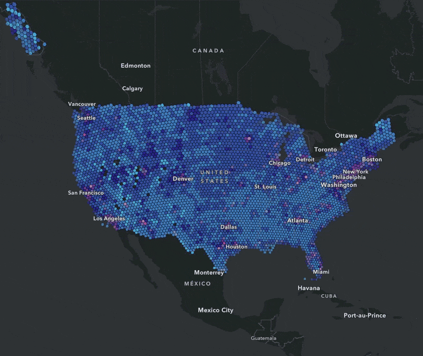 Bivariate color switching