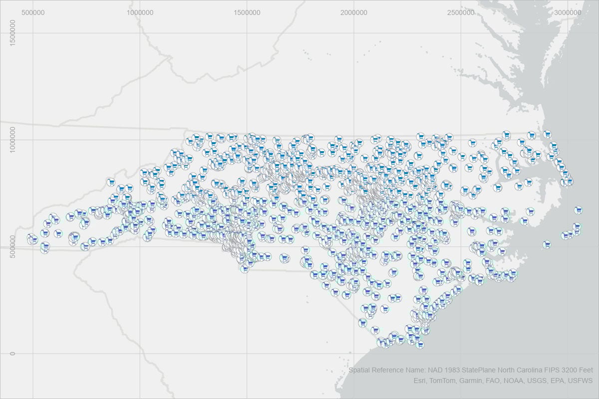 Grocery stores in NC
