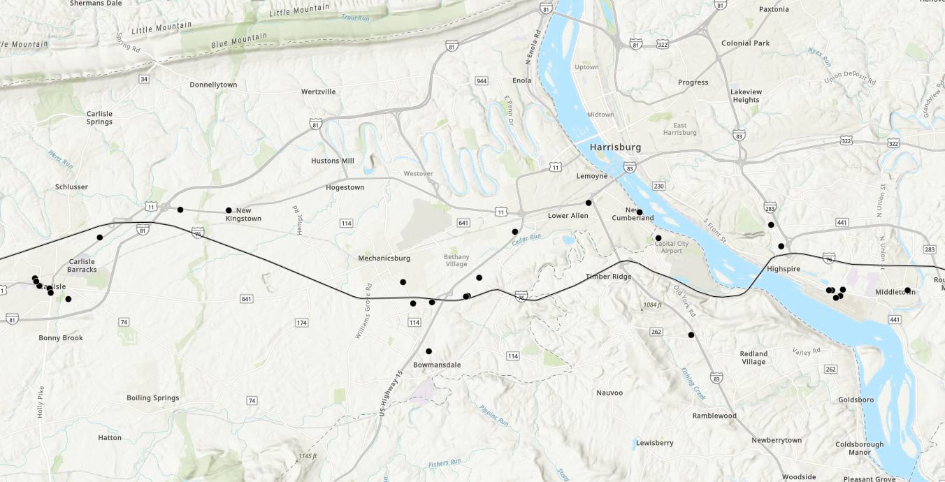 Output map graphic zoom