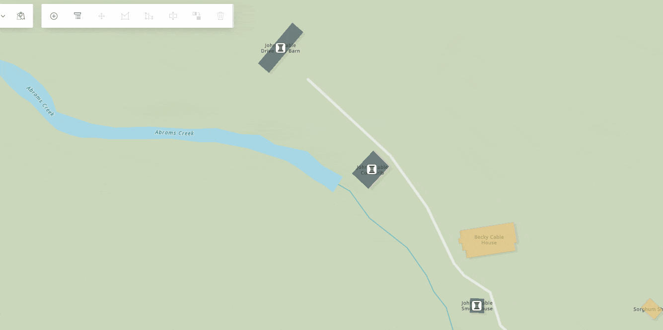 Image shows entering precise values in the editing constraints tooltip while creating a feature.