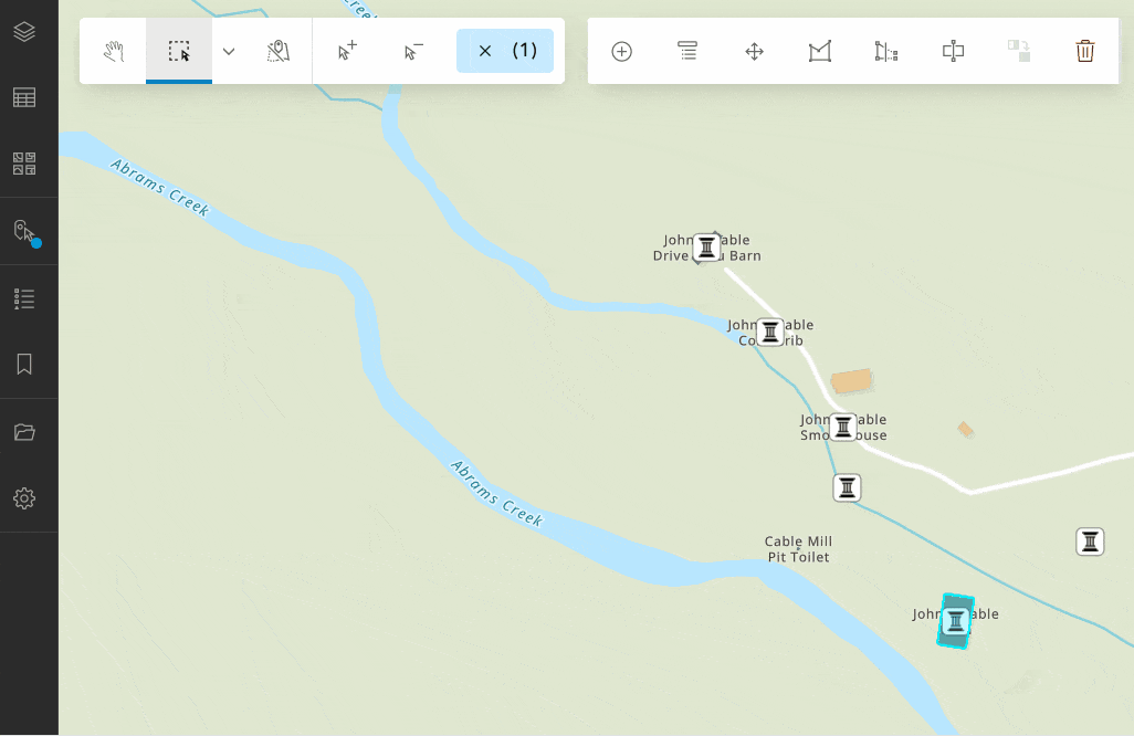 GIF shows tooltips with shortcuts exposed.