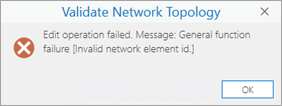 Validate Topology Error Example