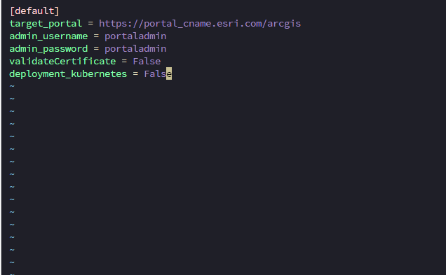Configure parameters on Linux