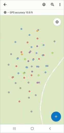 Invasive species map