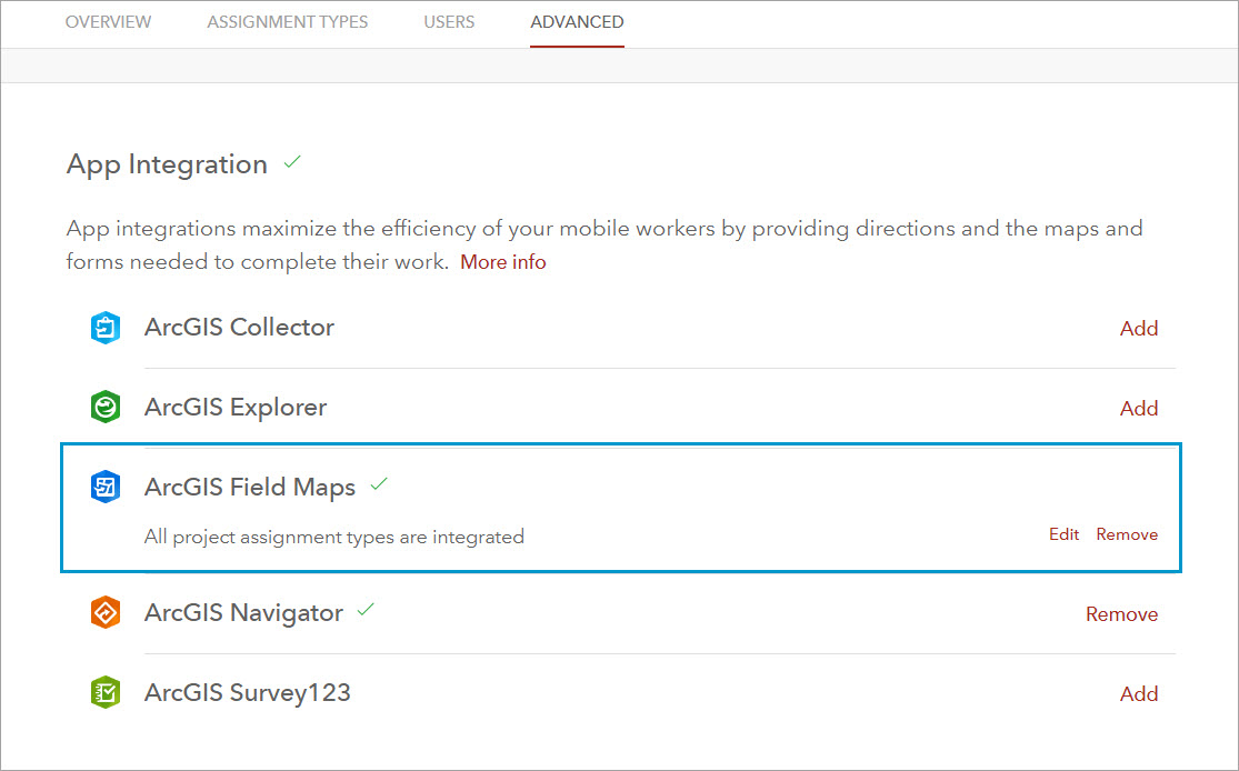 ArcGIS Field Maps integration