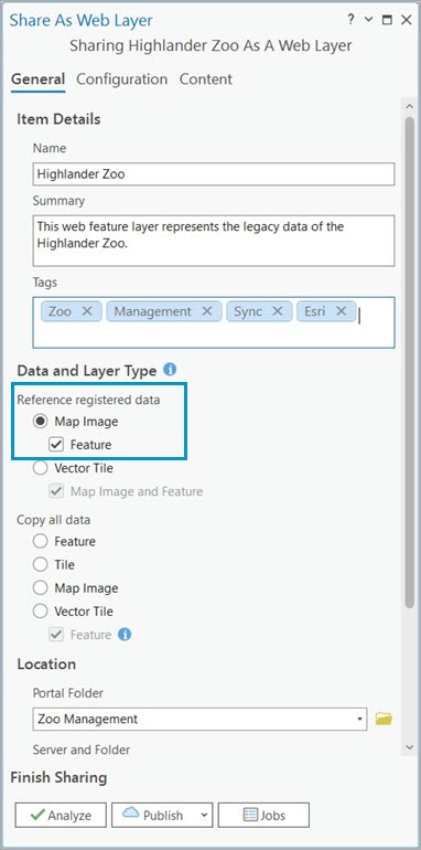 Share zoo data by referencing a registered data store