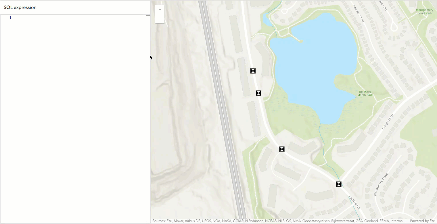 The editor side panel is expanded to display the Fields and Functions buttons in the editor.