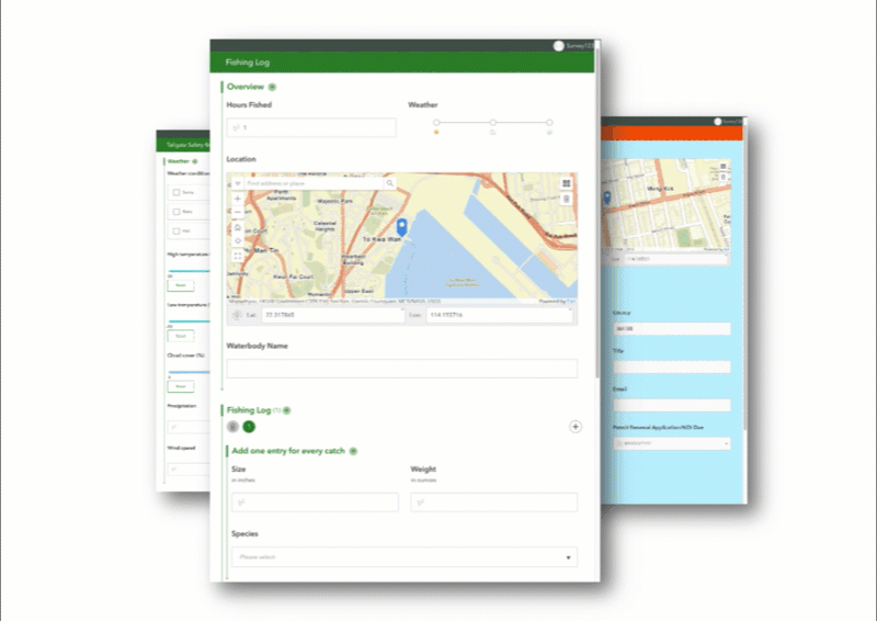 Grid Layout Survey123 Web App