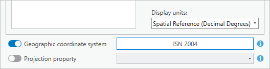 Geographic coordinate system filter