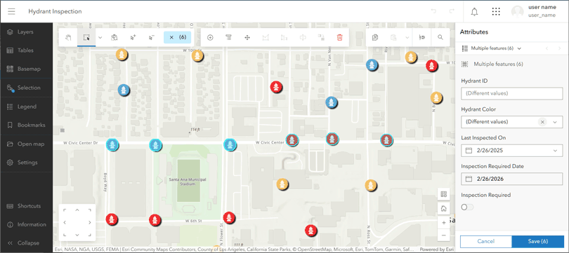 Batch attribute editing