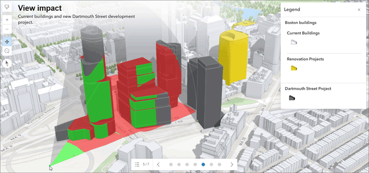 Slide with caption and legend