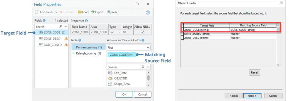 Field Map VS Object loader
