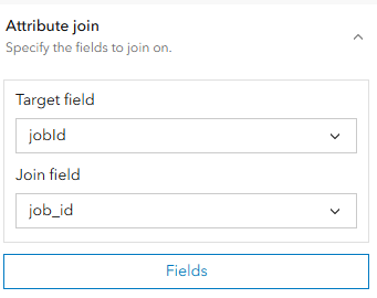 Portal for ArcGIS create joined view layer join fields selection