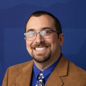 A close up of Daniel Stoelb, GIS Manager for Oregon Department of Emergency Management