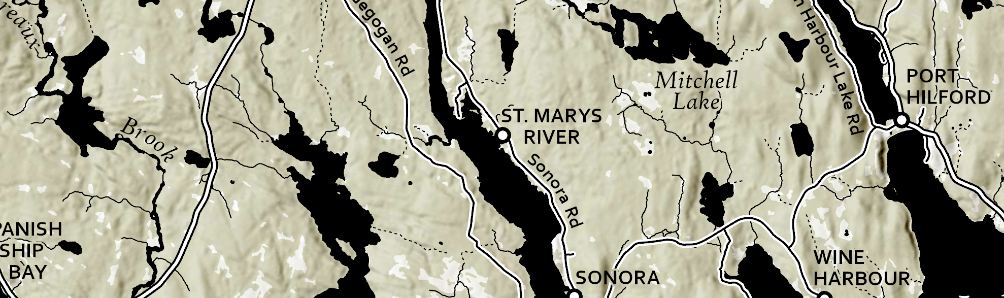 Detail of a map