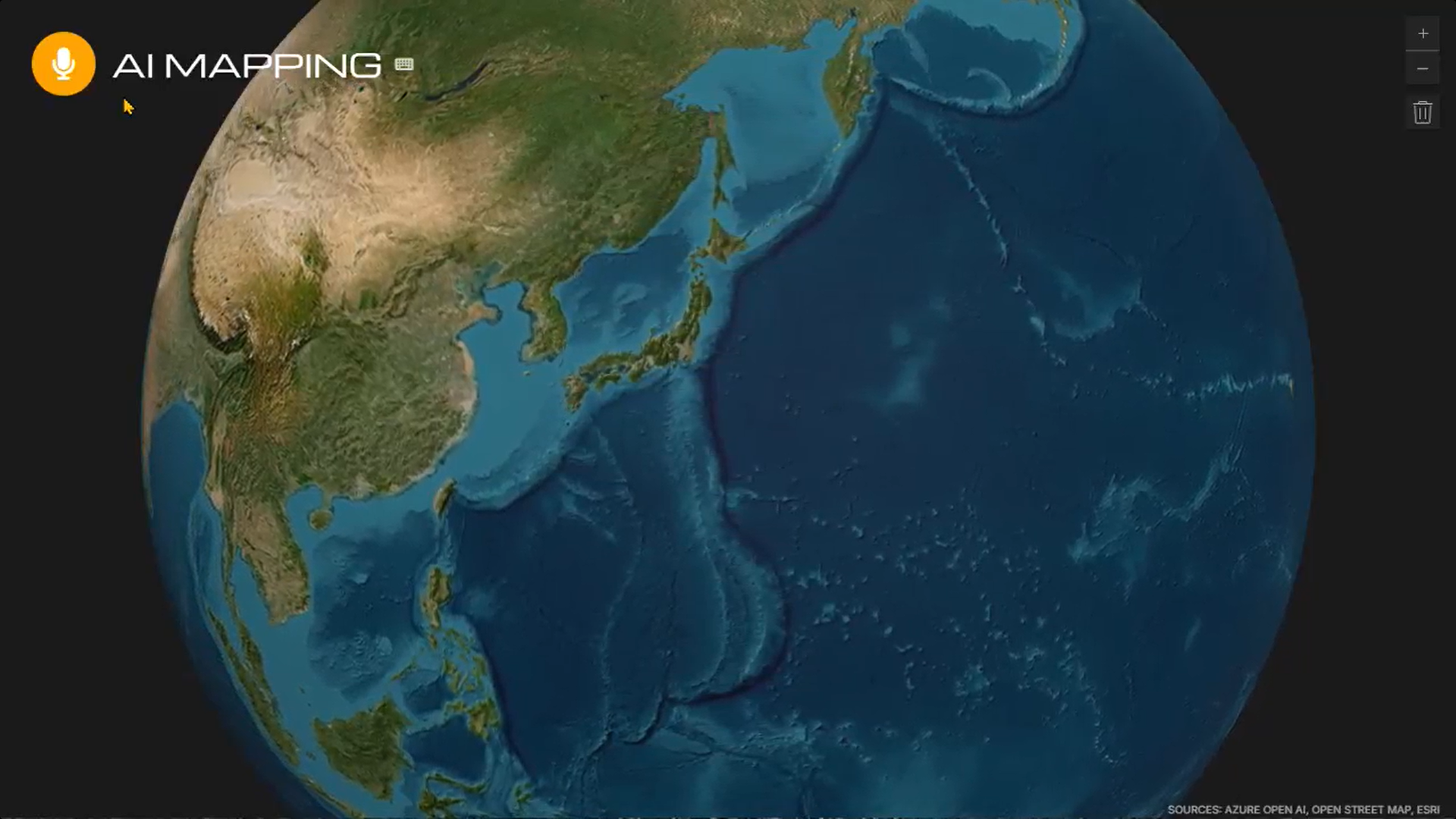 Linda uses a custom app built on the Geospatial AI framework.