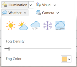 Image of Weather settings in ArcGIS Pro 3.4