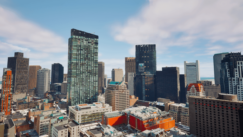Integrated Mesh 3D Tiles of Boston, generated with ArcGIS Reality