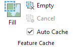 Feature cache controls