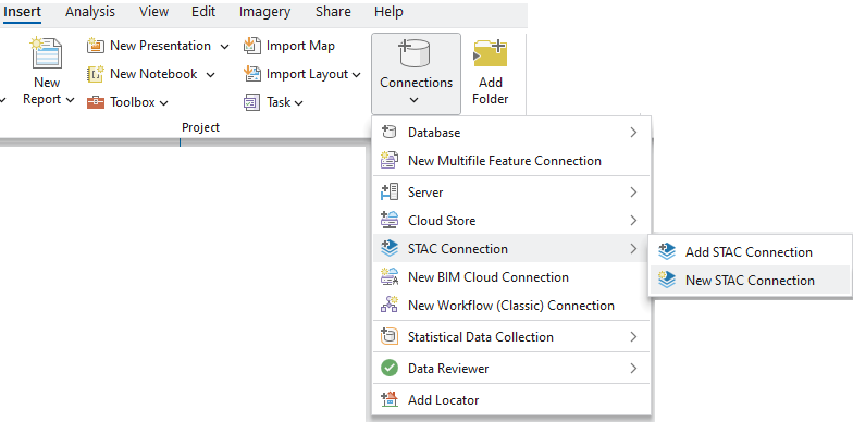 New STAC Connection option